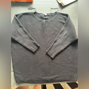 Black Kismet M Wide Fit Classic Long Sleeve Black Sweater